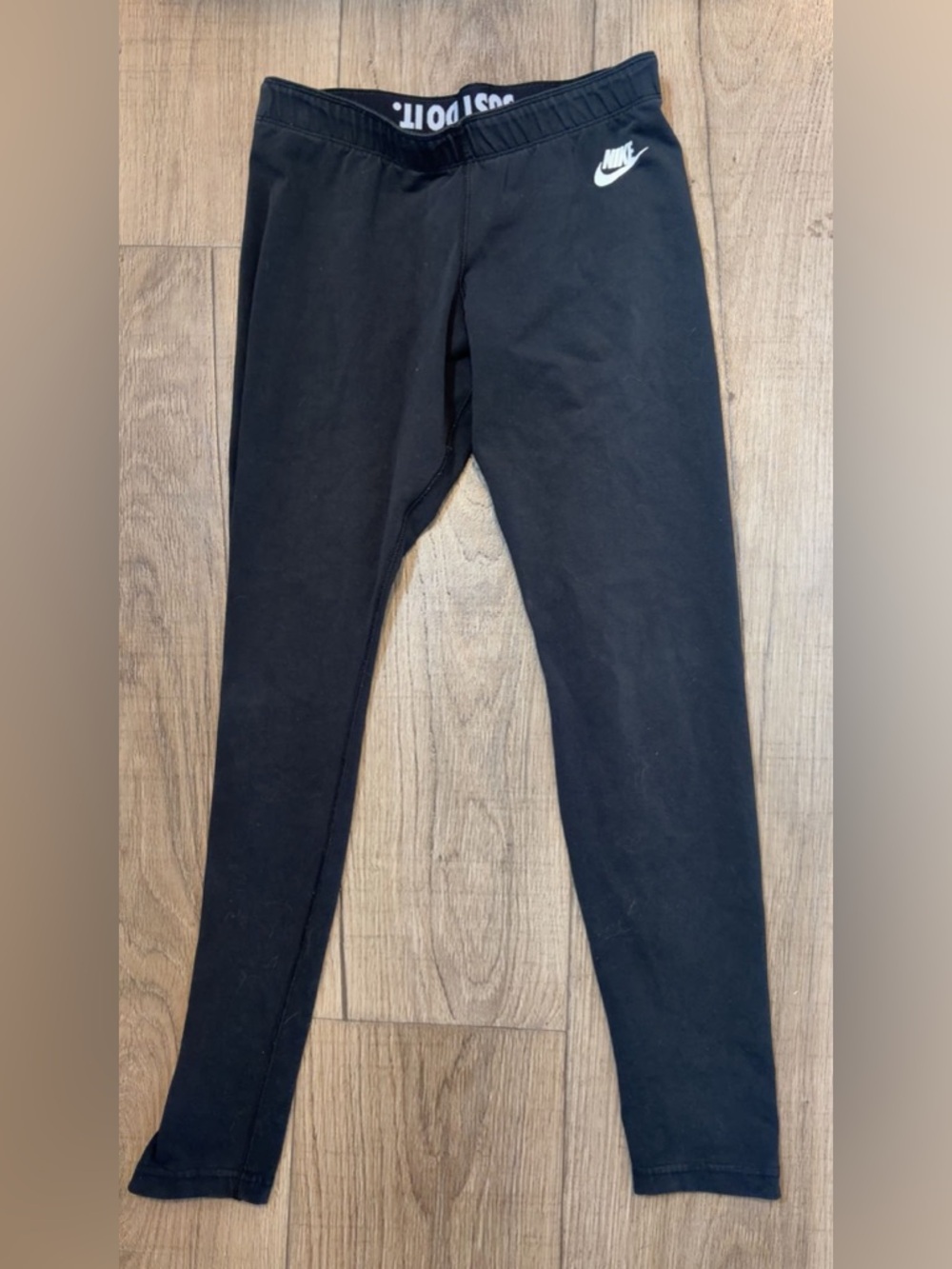 Nike Black Leggings, Size Medium